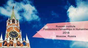 MPSU Postdoctoral Fellowships in Humanities at Russian Institute for Advanced Study in Russia, 2018