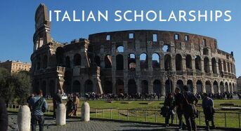 Italian Government MAECI Scholarships for Foreign and Italian Students in Italy, 2018-2019