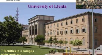 Master Scholarships for Foreign Students at University of Lleida in Spain, 2018