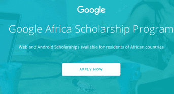 Udacity Google Africa Scholarship Program for Aspiring Developers, 2018