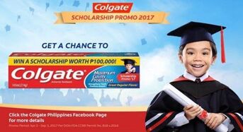 5000 Colgate-PalmoliveScholarship Promo for Filipino Citizens in Philippines, 2018