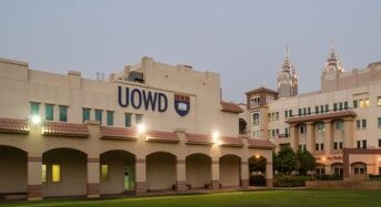 UOWD Academic Merit Postgraduate Scholarship for International Students in UAE, 2018