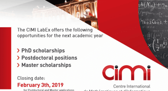 CIMI Toulouse– University of Toulouse Post- doctoral Fellowships for International Students, 2019