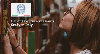 Italian government awards for Foreign Students in Italy, 2019
