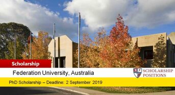 Federation University Henry Sutton PhD funding for International Students in Australia, 2019