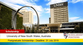 UNSW Law International Commencement Award in Australia, 2019