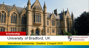 University of Bradford Sports Scholarship Scheme in the UK, 2019
