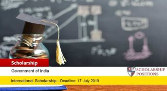 Government of India International AYUSH Scholarship, 2019-2020