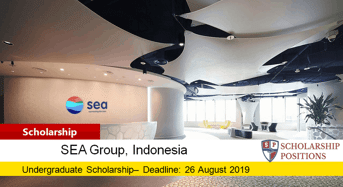 SEA Undergraduate Scholarship in Indonesia, 2019