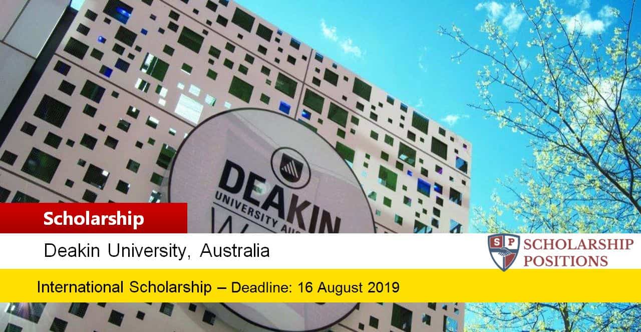 Deakin University HDR PhD funding for International Students in Australia,