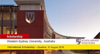 E.A. Southee International Scholarship at Western Sydney University 2019