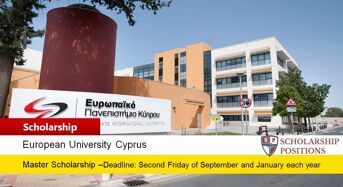 EUC Academic Excellence Scholarships for EU and Cyprus Students, 2019