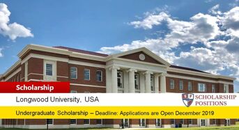 Longwood University Merit- based International Scholarship in USA