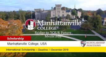 Manhattanville College Chairman’s funding for International Students in the USA, 2020