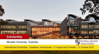 Monash Faculty Funded funding for International Students in Australia