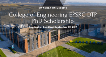 Swansea University College of Engineering PhD funding for UK and EU Students, 2020