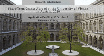 Short-TermGrants Abroad at the University of Vienna in Austria, 2020