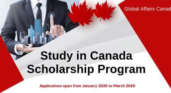 Study in Canada Scholarships Program for International Students 2020-2021