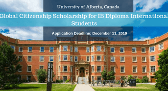 University of Alberta Global Citizenship funding for IB Diploma International Students