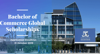 University of Melbourne Bachelor of Commerce Global Scholarships in Australia