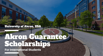Akron Guarantee funding for International Students in the USA