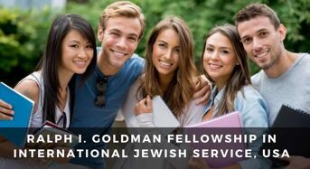 Ralph I. Goldman Fellowship in International Jewish Service, USA
