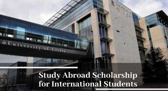 Study Abroad funding for International Students at Ulster University, 2020