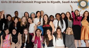 Girls 20 Global Summit Program in Riyadh, Saudi Arabia 2020