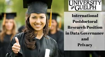 International Postdoctoral Research Position in Data Governance & Privacy at University of Guelph, Canada