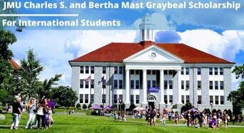 JMU Charles S. and Bertha Mast Graybeal funding for International Students, USA