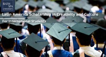 Latin America Scholarship in Creativity and Culture at Bath Spa University, UK