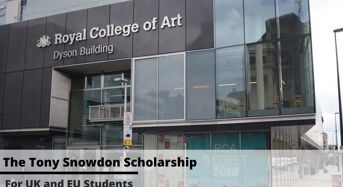 Tony Snowdon funding for UK and EU Students at Royal College of Art
