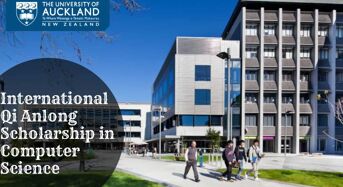 International Qi Anlong Scholarship in Computer Science at University of Auckland, 2020