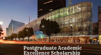 UTS Postgraduate Academic Excellence funding for International Students, 2020