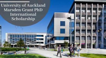 University of Auckland Marsden Grant PhD International Scholarship in Phylogenetic Biogeography, 2020