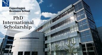 Copenhagen Business School PhD International Scholarship in History of Nordic Civil Society, Denmark