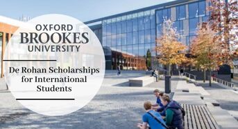 De Rohan Scholarships for International Students at Oxford Brookes University, 2020