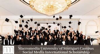 Macromedia University of Stuttgart Campus Social Media International Scholarship in Germany, 2020
