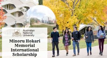 ANU Minoru Hokari Memorial International Scholarship in Australia, 2020
