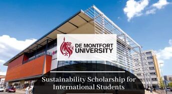 Sustainability funding for International Students at De Montfort University in UK, 2020