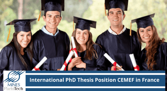 International PhD Thesis Position CEMEF in France, 2020