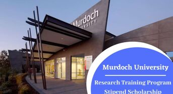 Murdoch University International Research Training Program Stipend Scholarship in Australia