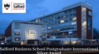 Salford Business School Postgraduate International Silver Award in UK, 2020