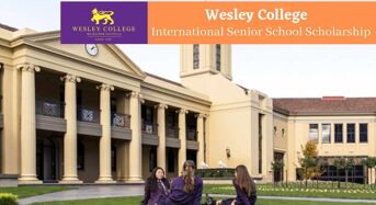 Wesley College International Senior School Scholarship in Australia