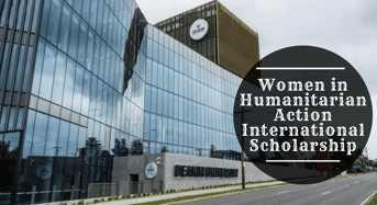 Women in Humanitarian Action International Scholarship at Deakin University in Australia, 2020