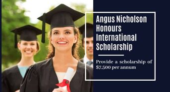 ANU Angus Nicholson Honours International Scholarship in Science, Australia