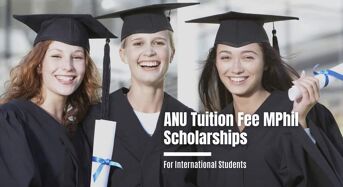 ANU Tuition Fee MPhil Scholarships for International Students in Australia, 2020