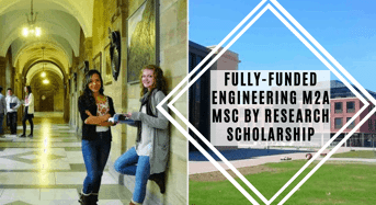 Fully-FundedEngineering M2A MSc by Research Scholarship at Swansea University in UK, 2020