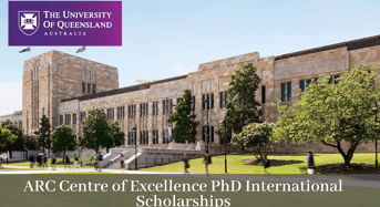 UQ ARC Centre of Excellence PhD international awards in Australia, 2020