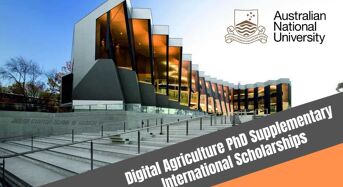 ANU Digital Agriculture PhD Supplementary international awards in Australia, 2020